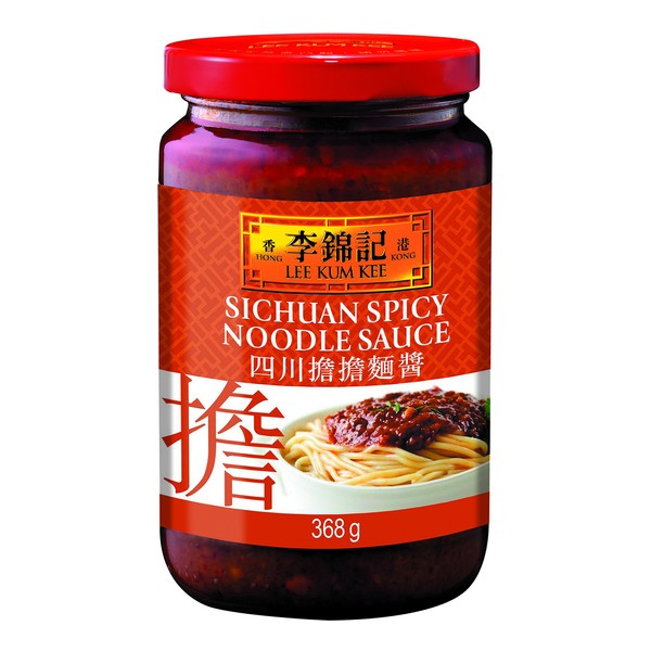 Lee Kum Kee Sichuan Spicy Noodle Sauce, 8.2-Ounce Jars (Pack of 4)