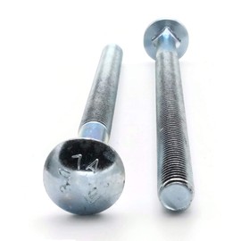 Carriage Bolt Zinc Plated 307A Grade A Steel - 1/2"-13 x 14-1/2" PT - Qty-25