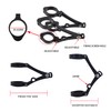 HARPUOU Motorcycle Headlight Bracket 36-41mm Black Headlamp CNC Fork Tube