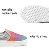 K KomForme - Tenis de lona para niños y niñas,
