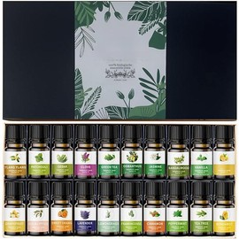 Essential Oils Set, 100% Organic Essential Oil, Essential Oils for Diffusers for Home, Candle Making, Humidifiers scented smart car air freshener Healthcare Fitness Aromatherapy Mini - Quantity: 1