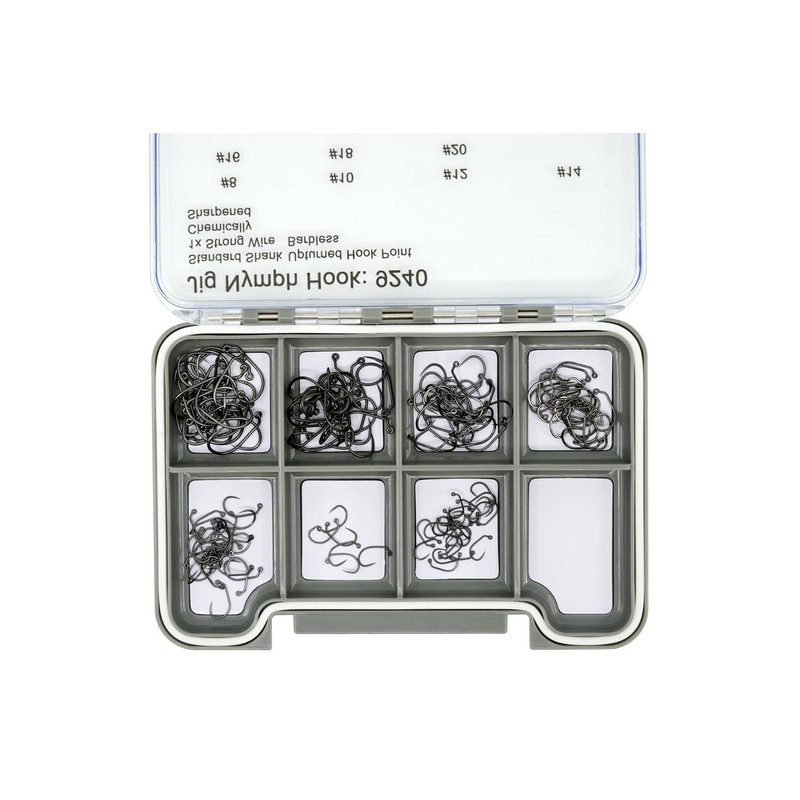 Kingfisher Fly Fishing Wid Gap Jig Fly Tying Hooks Barbless