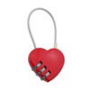 Guifeng Love Heart Digital Combination Lock Mini Outdoor Combination Lock