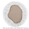 Soft Bathroom Toilet Lid Cover with Elastic All Around,Fabic Covers,Machine