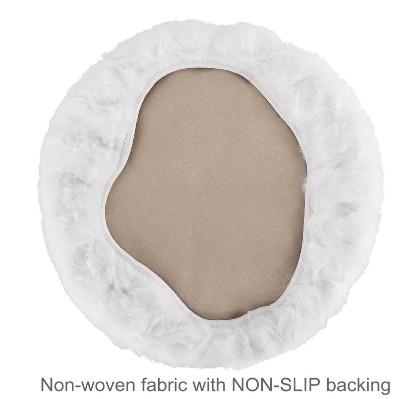 Soft Bathroom Toilet Lid Cover with Elastic All Around,Fabic Covers,Machine
