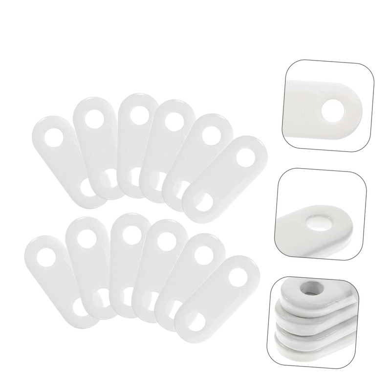 Zerodeko 12Pcs Outdoor Curtain Weights Drapery Weight for Home and
