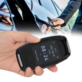 Plyisty Keyless Entry Remote Control Car Key, Bluetooth 5.0 Smart Remote Car Key with 2.0 Inch LCD Screen, Anti-Key Loss, for All One-Touch Start Models (Black)
