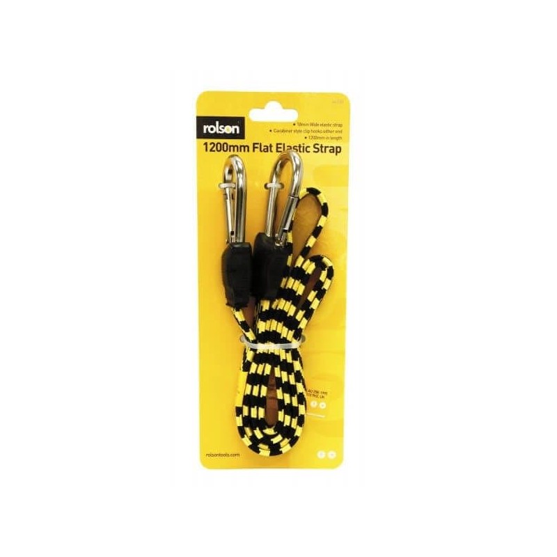 Rolson 1200mm Flat D-Ring Bungee 44130