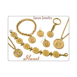 MADE IN USA - Janus 2-Sided Charm Bracelet from ILANET Museum Collection