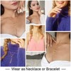 Donaly Women's Chain Necklace, Y-Shape, Narrow, Cute