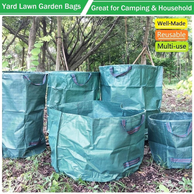 Professional 3-Pack 106 Gallon Big Lawn Garden Bags (D31, H31