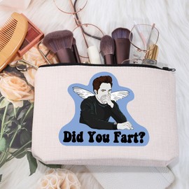 MYSOMY Twilight Inspired Gift Edward Inspired Makeup Bag Edward Fandom Gift Funny Edward Cosmetic Bag Movie Fans Gift (You Fart bag)