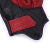 Harssidanzar Men's Motorcycle Gloves Goatskin Leather Full Finger Breathable and