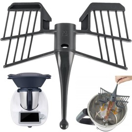 NHPY 1 Piece Mixing Attachment for Thermomix, Butterfly Mixing Attachment Stirrer for Thermomix Tm5 Tm6 Tm31, Accessory Attachment Food-Safe Butterfly Mixing Attachment, Food Processor Replacement