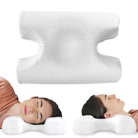 sleepwithme. Beauty - Firm Pro Anti-Aging Pillow with Cooling Memory Foam Pillow for Back, Side, Stomach Sleepers - Medium-High Loft - Size 18" x 13