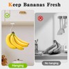BJUTYEU Self-Adhesive Banana Hook, Grape Hook, Kitchen Banana Hanger, Keep