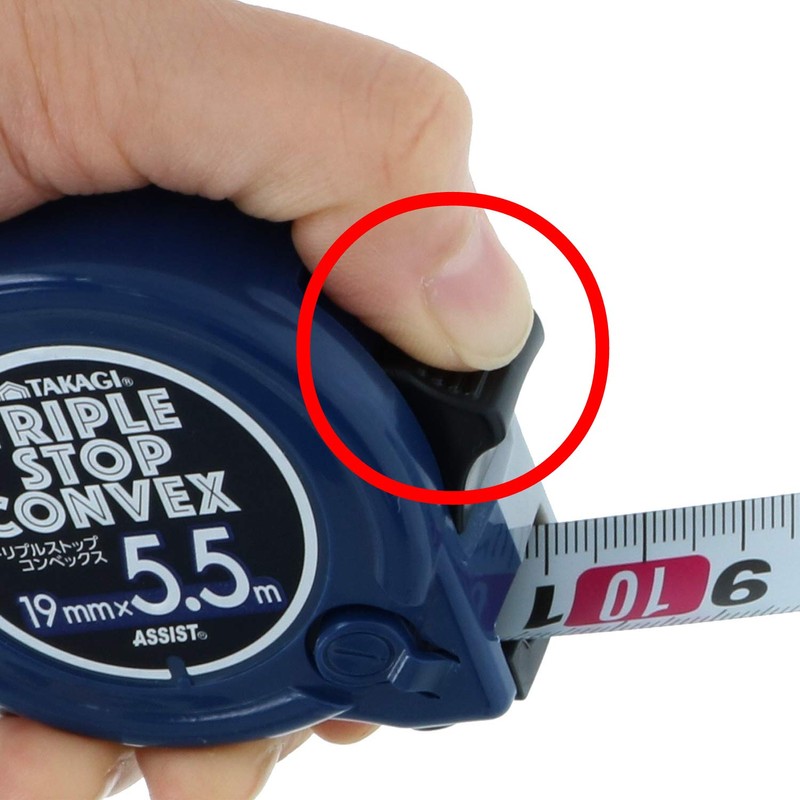 Takagi Triple Stop Convex 0.7 inch (19 mm) x 2.2