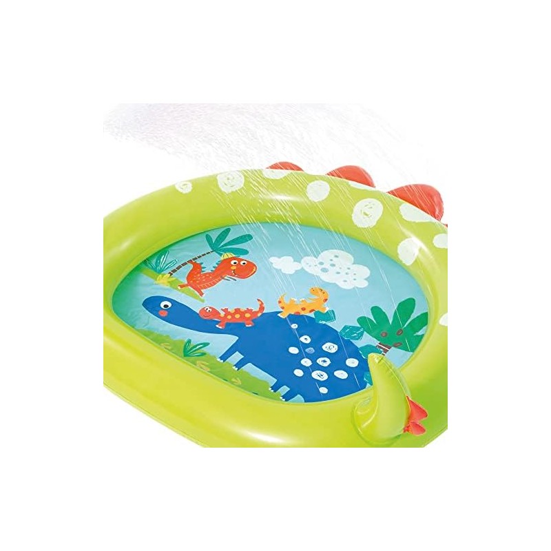 YUAKUOD Intex Dinosaurier-Sprühpool, aufgeblasene Gre 119 cm x 109 cm