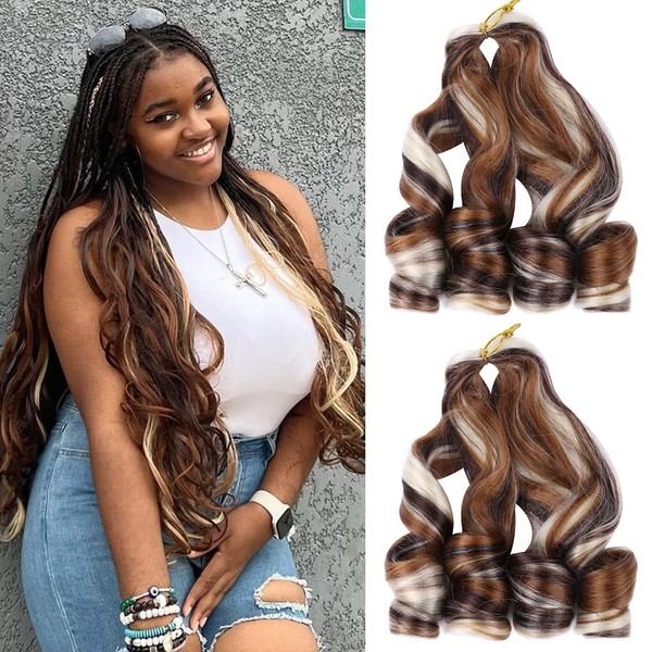 French Curly Braiding Hair 6 Pack 12 InSpanish Curly Braiding