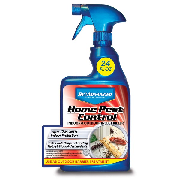 BioAdvanced Home Pest Control Indoor & Outdoor Insect Killer, Ready-to-Use, 24 oz