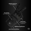 Mycl Turell Classic Line Men's Motorcycle Gloves - High-Quality Genuine