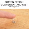 Pack of 100 Cover Caps for Screws, Plastic Phillips Screw