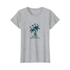 Office Under The Palms: Tropical Remote Work Logo T-Shirt, Women,