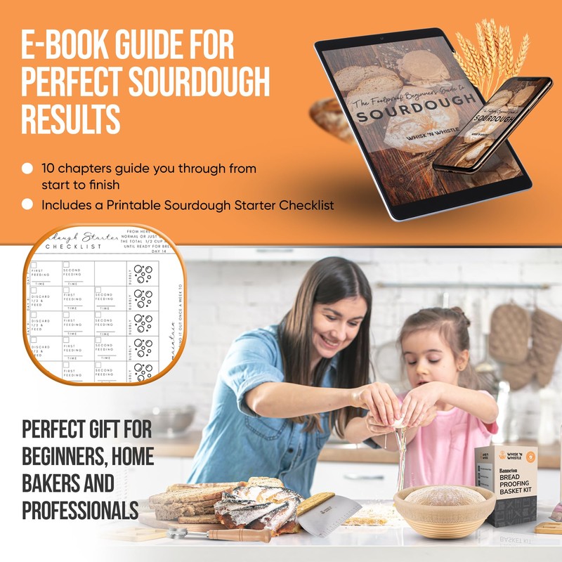 Trailblaze Banneton Bread Proofing Basket - Sourdough Bread Baking Supplies