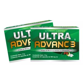 Ultra Advanc3 Verde Pm Con 30 Caps 2 Piezas