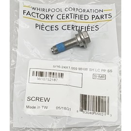 W10752187 Washer Washplate Shoulder Screw - New - 1 3/8" - Genuine OEM - AM 1-2-1 - EA240802