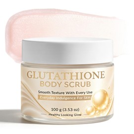 Glutathione Body Scrub with Sea Salt & Rosehip – Gentle Exfoliating Care