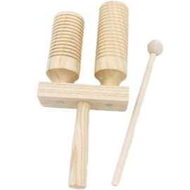 Silver & Style Musical Instrument Percussion Percussion Kids Guillo, Wood Block, Wooden Jagobel Ethnic (A Type with Bee)