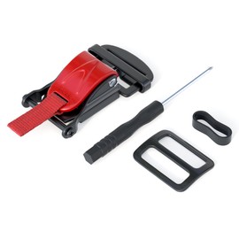 JAGASOL Helmet Quick Release Buckle Kit for Motorcycle Helmet, Metal Motorcycle Helmet Accessories, Helmet Chin Strap Replace D-RING Helmets Up to 1", Suitable for Full Helmet, Half Helmet, 3/4 Helmet