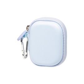 CaseSack Case for JLab Go Pop+,Go Air Pop, Air, Air Tones+/ Tones, JBuds Mini True Wireless Earbuds, Compact Organizer for The Charger case and Charger Cord (Blue)