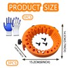 3Pcs Orange Angle Grinder Drill Bit Sharpener, Durable Drill Sharpener