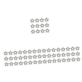 Beavorty 60pcs Star Shaped Nail Charms Rhinestone Nail Art Charms for Designs Lightweight Decorations for Unique and Crafting for Sharing Friends