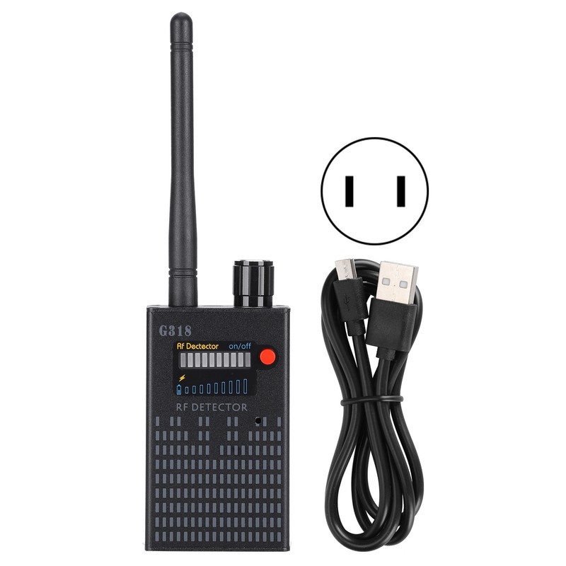 100‑240V G318 Radio Frequency Detector Wireless Tracking Mini Camera Device