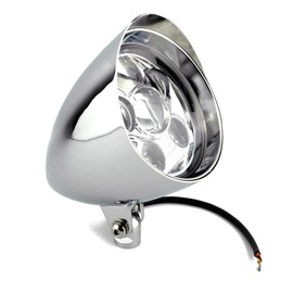 5 3/4 inch Bullet headlight Motorcycle LED Visor Top 10mm Tri Bar 5.75" For Harley Sportster Dyna Softail Bobber Chopper Custom