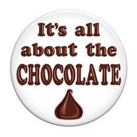 It's All About The Chocolate Button Party Accessory (1 count) (1/Pkg)