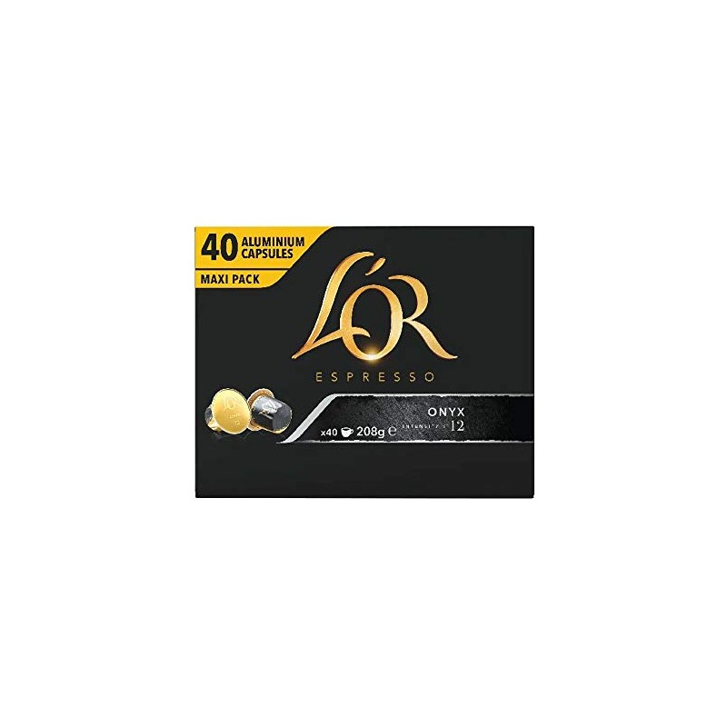 L'Or Forza, Onyx, Or Ristretto Coffee Pods 40's (Nespresso Compatible