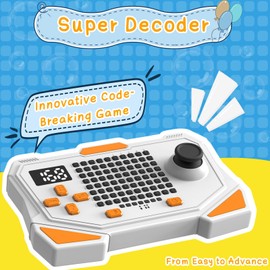 lntelligent Decoder, Breaking Puzzle Game for 1-2 Players, Travel Games for Road Trip, Birthday Gift for Boys and Girls, Handheld Games for Kids and Adults