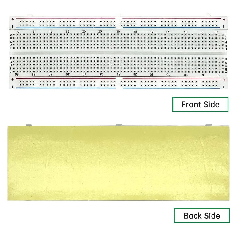 GTIWUNG 4 Stücke Breadboard Kit Lötfreies Steckbrett 830 Punkte Mini