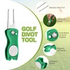 PATIKIL Golf Divot Repair Tool, 2 Pack Foldable Metal Golf
