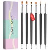 Saviland Gel Nail Brush Set, Nail Brush Set, Gel Nail
