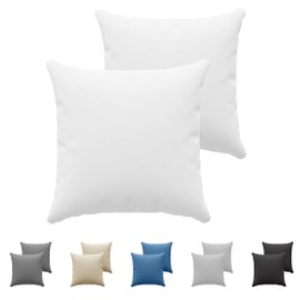 Dreamzie Pillowcases (Set Of 2) - White - For Pillows 60 x 60 cm - 100% Cotton Jersey - Cotton Pillowcase - Pillow Cover For Bed - Pillowcase Pillow -Pillow Protector Resistant and Hypoallergenic