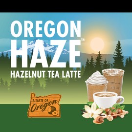 Gosh That’s Good! Oregon Haze Hazelnut Tea Latte Mix – 3 lb –Lactose-Free Café Mix