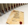 Urkundenpapier URKUNDENROLLE in Pergamentpapier Optik, 50 Blatt A4, 190g/qm, hochwertiges