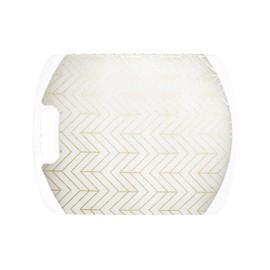 Sabatier- Plastic Cutting Board, Non-Slip Poly Board, 11 inch x 14 inch Chopping Board (Wood)