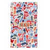 Elgate London Doodles Icon Tea Towel Funny Novelty Souvenir Gift
