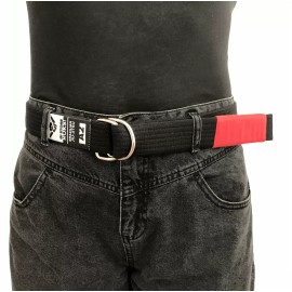 GiStoreRocks Jiu Jitsu Black Belt for Everyday BJJ Jeans Belt S M L Size - S